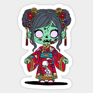 Cute Chinese Zombie Sticker